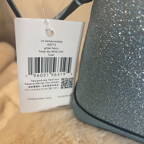 Kate Spade New York Dome Glitter Crossbody Bag - New w Tags - RARE - Picture 5 of 13